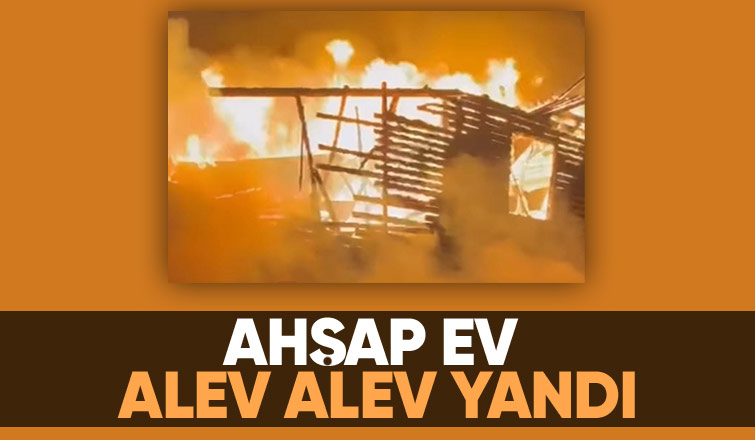 Karasu'da iki katlı ev yandı