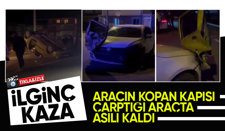 Karasu da ilginç kaza