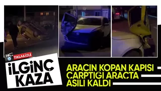 Karasu da ilginç kaza