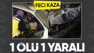 Karasu'da kaza 1 ölü, 1 yaralı