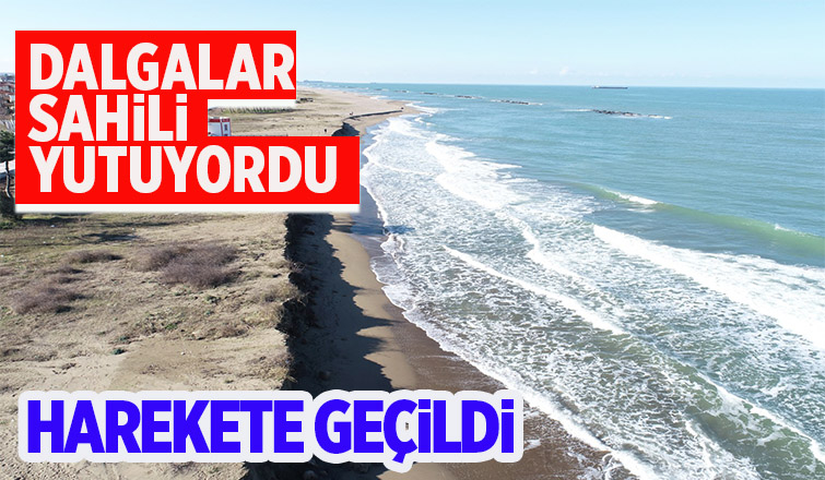 Karasu'da kıyı erozyonu için harekete geçildi