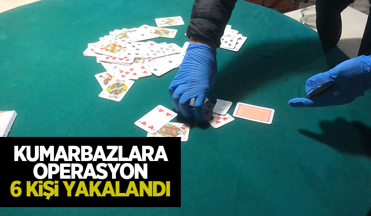 Karasu'da kumarbazlara baskın