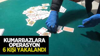 Karasu'da kumarbazlara baskın