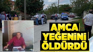 Karasu'da amcası yeğenini öldürdü