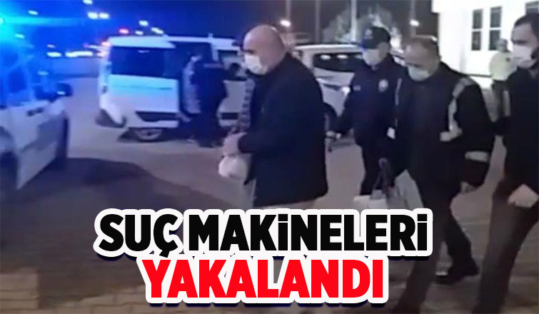 Karasu'da suç makineleri yakalandı