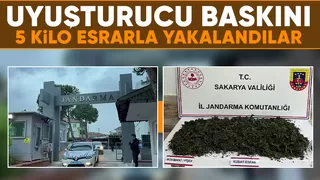 Karasu'da uyuşturucu operasyonu