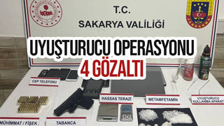 Karasu'da uyuşturucu operasyonu