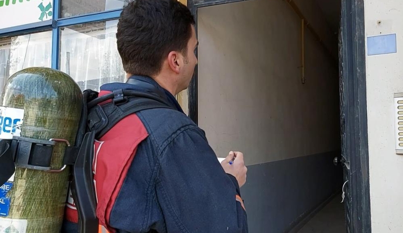 Karasu'da yangın paniği