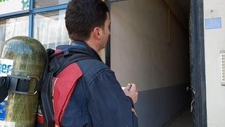 Karasu'da yangın paniği