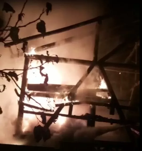 Karasu'da yangın