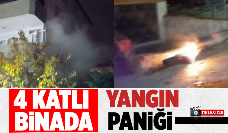 Karasu'da yangın
