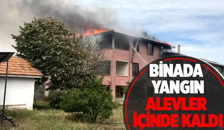 Karasu'da yangın