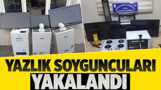 Karasu'da yazlıkları soyan hırsızlar yakalandı