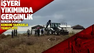 Karasu'da yıkım gerginliği