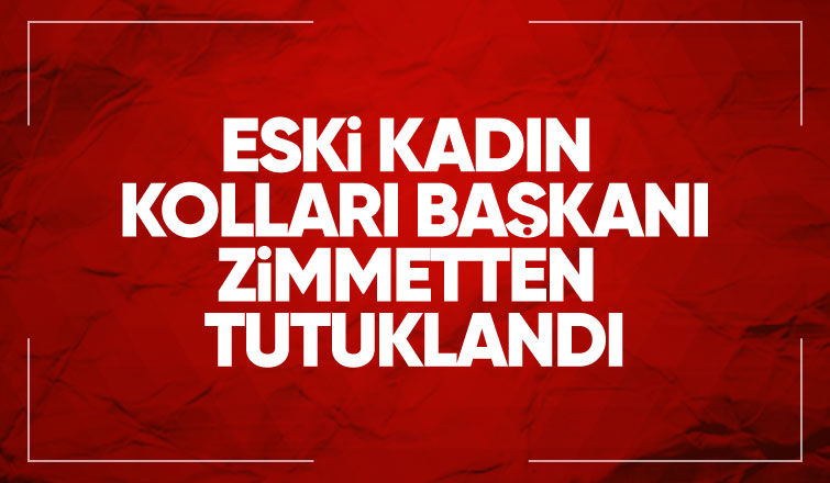 Karasu'da zimmetle suçlanan kadın çalışan tutuklandı