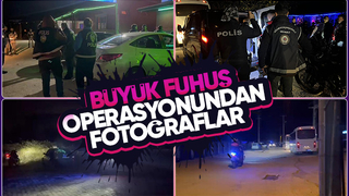 Karasu'daki fuhuş operasyonundan kareler