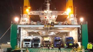 Karasu'dan Romanya'ya ilk Ro Ro gemisi yola çıktı