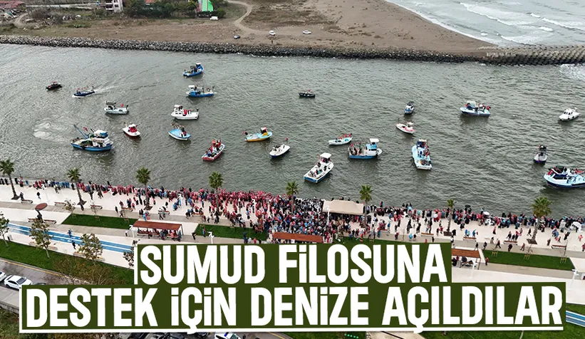 Karasu'dan Sumud Filosuna destek