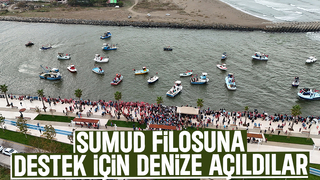 Karasu'dan Sumud Filosuna destek