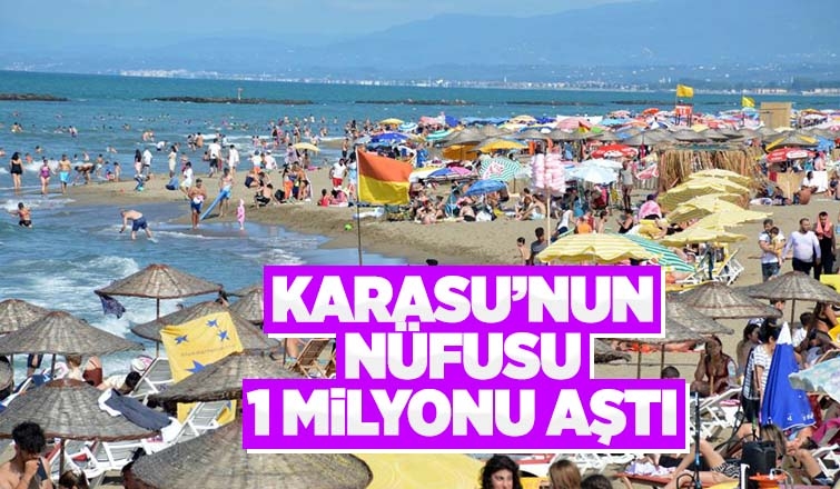 Karasu doldu taştı: 1 milyonu geçti