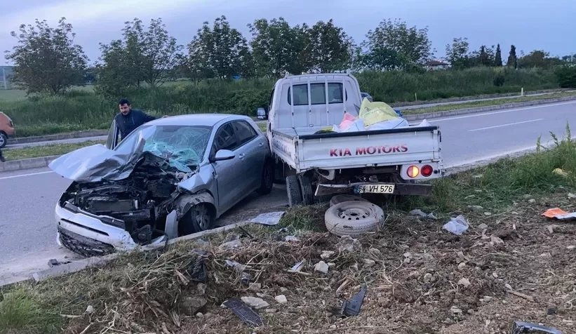 Karasu-Kaynarca yolunda kaza