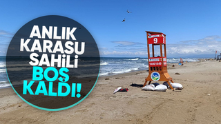 Karasu, Kocaali sahilleri boş kaldı