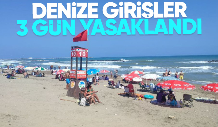 Karasu, Kocaali ve Kaynarca'da denize girişler 3 gün yasaklandı