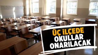 Karasu, Kocaali ve Taraklı'da okullar onarılacak