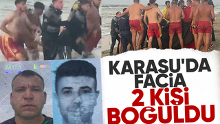 Karasu sahilinde iki kişi boğularak hayatını kaybetti