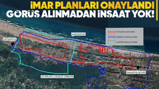 Karasu sahilini ilgilendiren imar planları onaylandı