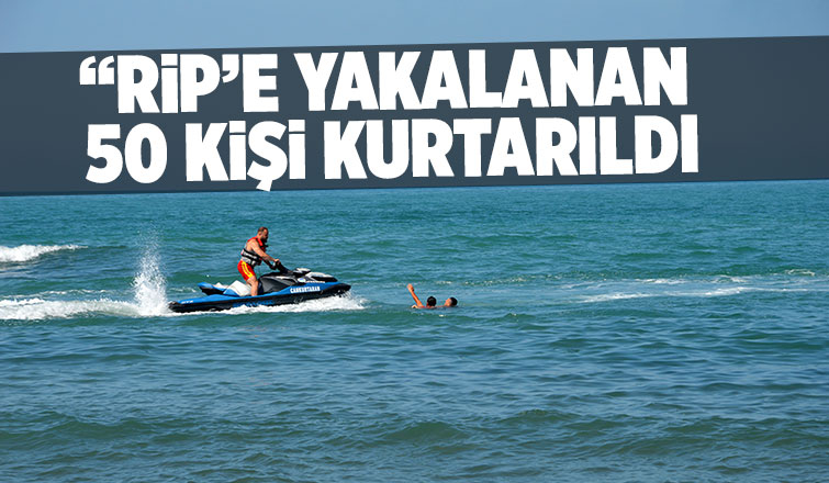 Karasu ve Kocaali'de RİP'e kapılan 50 kişi kurtarıldı
