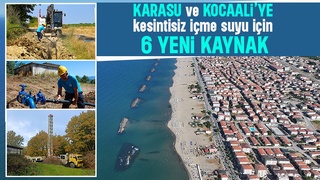 Karasu ve Kocaali’ye yeni içme suyu kaynakları geliyor