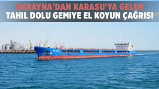 Karasu'ya gelen tahıl dolu gemiye el koyun çağrısı