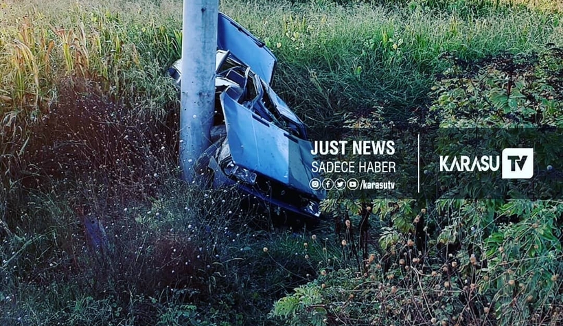Karasu yolunda feci kaza