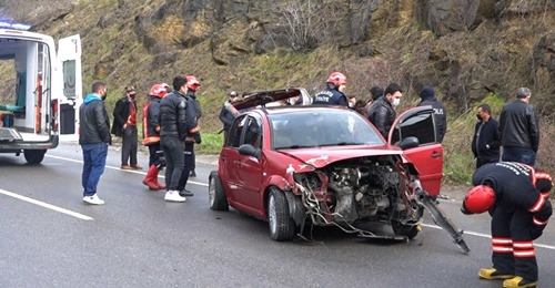 Karasu yolunda kaza: 1 yaralı
