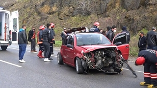 Karasu yolunda kaza: 1 yaralı
