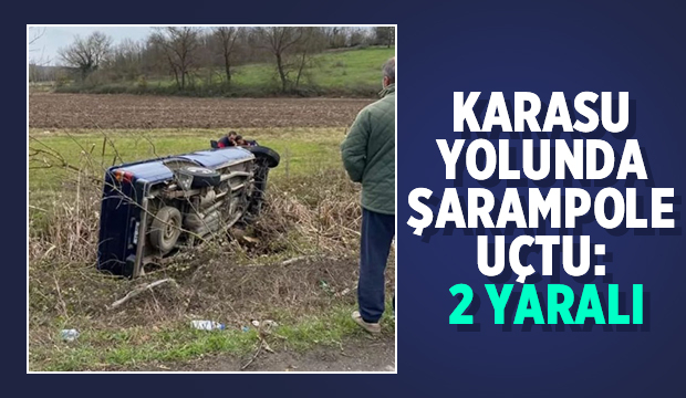 Karasu yolunda kaza: 2 yaralı
