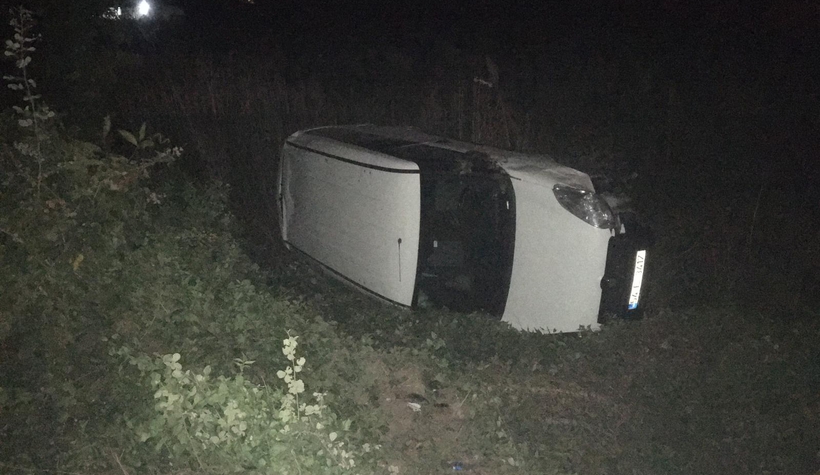 Karasu yolunda kaza: 2 yaralı