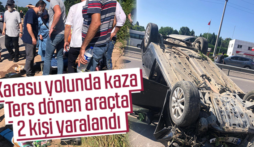 Karasu yolunda kaza: 2 yaralı