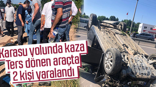Karasu yolunda kaza: 2 yaralı