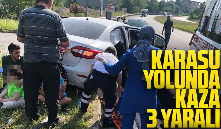Karasu yolunda kaza: 3 yaralı