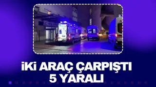 Karasu yolunda kaza: 5 yaralı