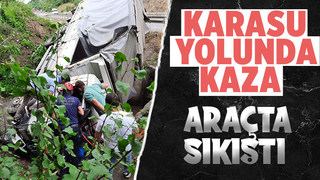 Karasu yolunda kaza