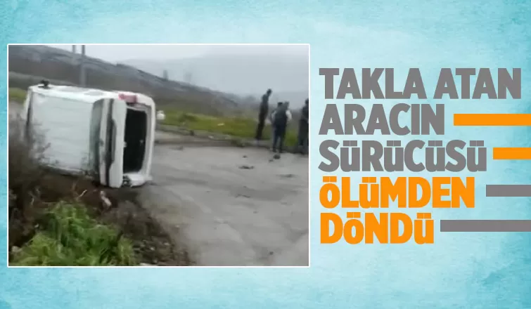 Karasu yolunda kaza