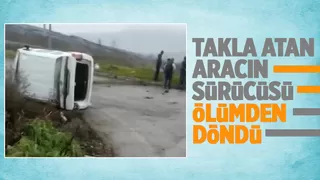 Karasu yolunda kaza