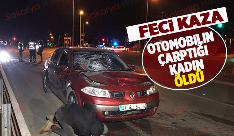 Karasu yolunda otomobilin çarptığı kadın öldü
