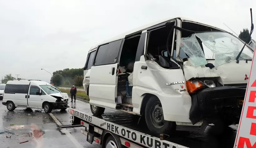 Karasu yolunda zincirleme kaza: 3 yaralı