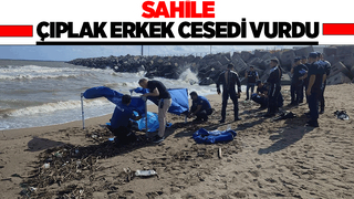 Karasuda sahile ceset vurdu