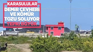 Karasulular kömür tozu ve demir cevheri soluyor