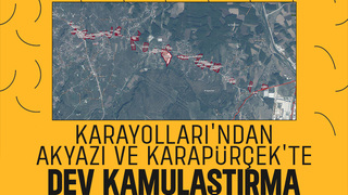 Karayolları Akyazı ve Karapürçek'te 88 taşınmazı kamulaştırıyor
